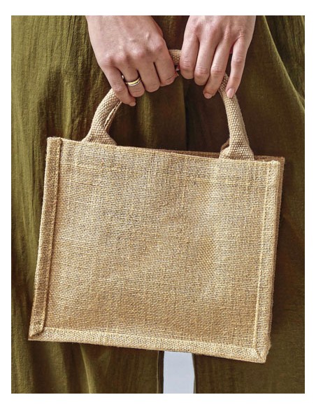WES-W431-Shimmer Jute Mini Gift Bag 2